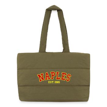 Neapel Est.1965 - Puffer-Einkaufstasche - safari Green - Vorne