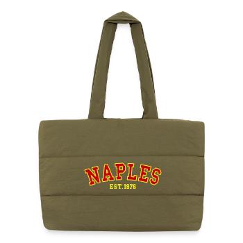 Neapel gegründet 1976 - Puffer-Einkaufstasche - safari Green - Vorne
