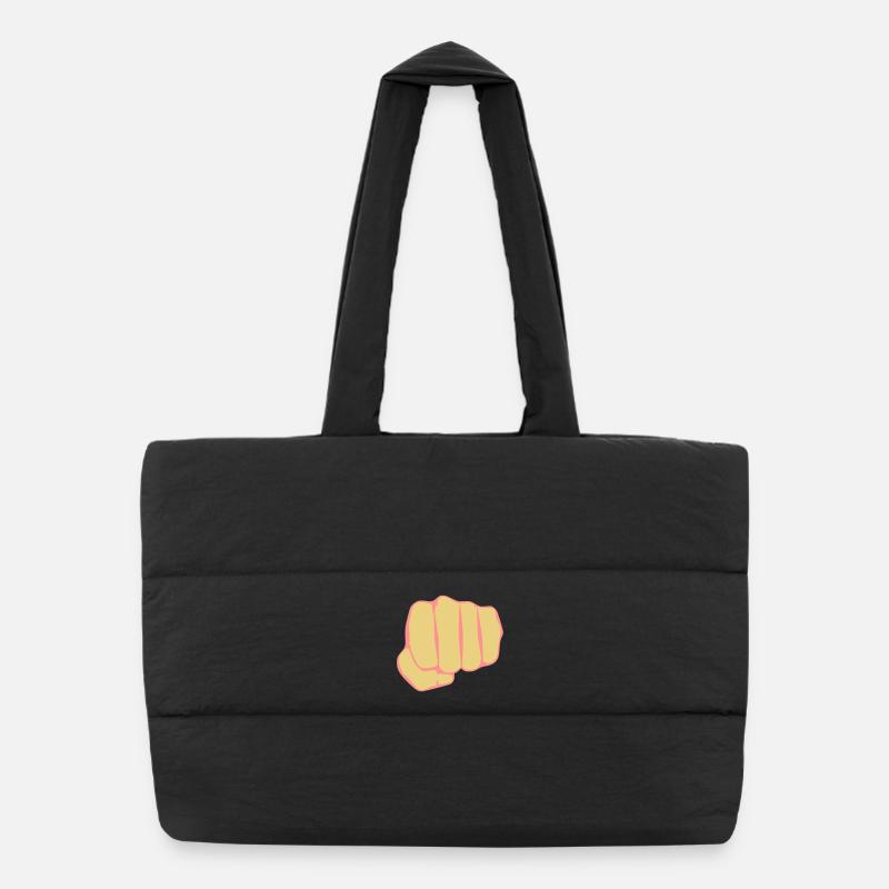 Geballte Faust Illustration Schlag # Puffer-Einkaufstasche