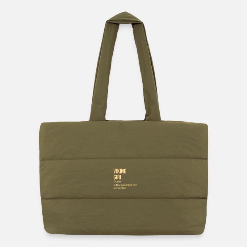 Viking Puffer Shopping Bag