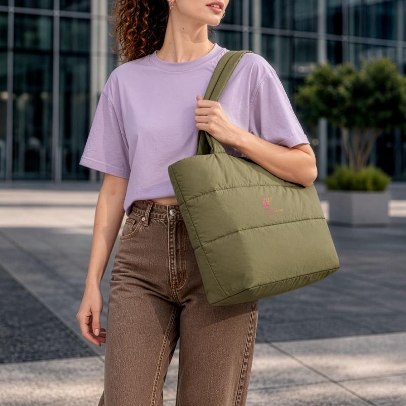 violoncelle Sac shopping matelassé