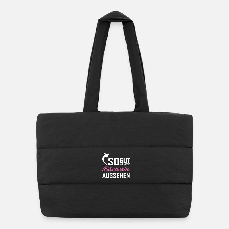 Only a baker can look so good Puffer Shopping Bag