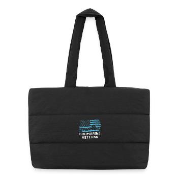 July 5 Submarine Submarine Veteran Navy USA - Puffer Shopping Bag - black - Front