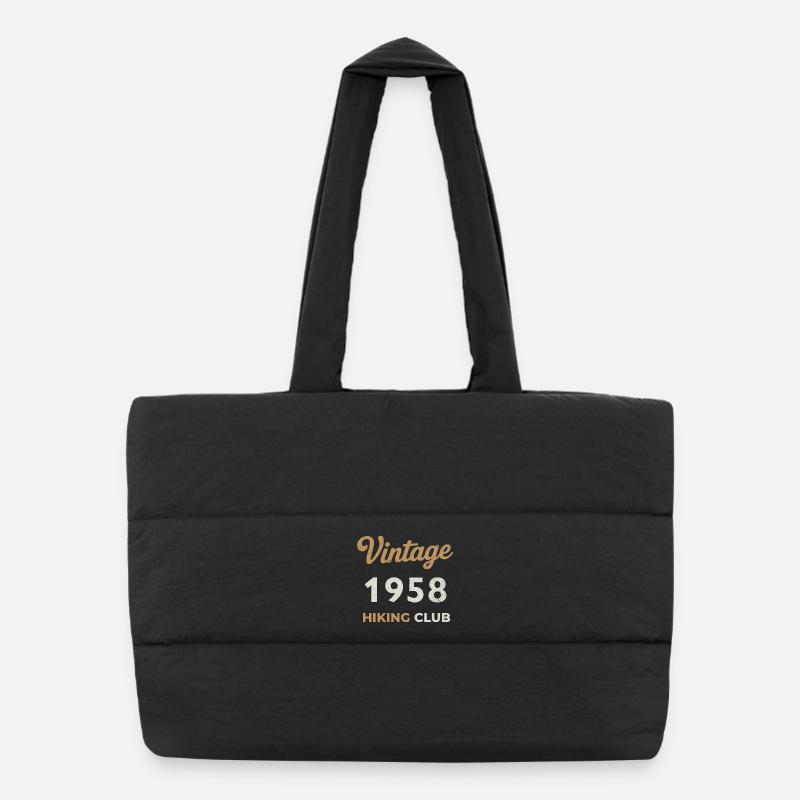 Millésime 1958 – Année de naissance rétro du Yachting Club Sac shopping matelassé