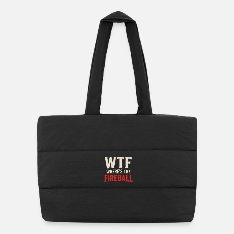 C’est quoi ce truc : Où est l’humour de la boule de feu Sac shopping matelassé