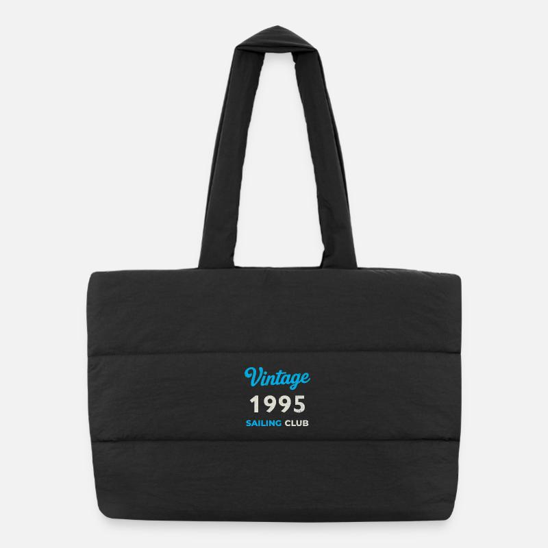Millésime 1995 – Année de naissance rétro du Yachting Club Sac shopping matelassé
