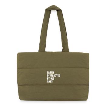Abgelenkt Von Alten Autos - Puffer-Einkaufstasche - safari Green - Vorne
