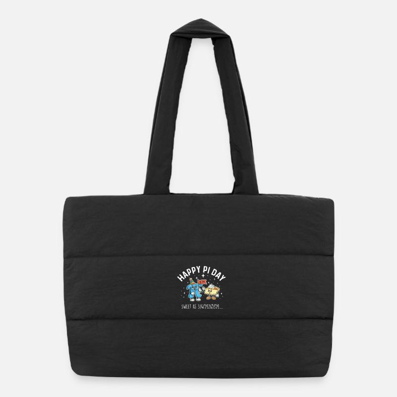 Bonne journée Pi, doux mème mathématiques As 3.14 Sac shopping matelassé