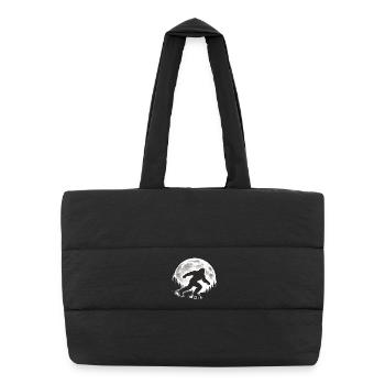 Bigfoot Roller Skater - Puffer Shopping Bag - black - Front