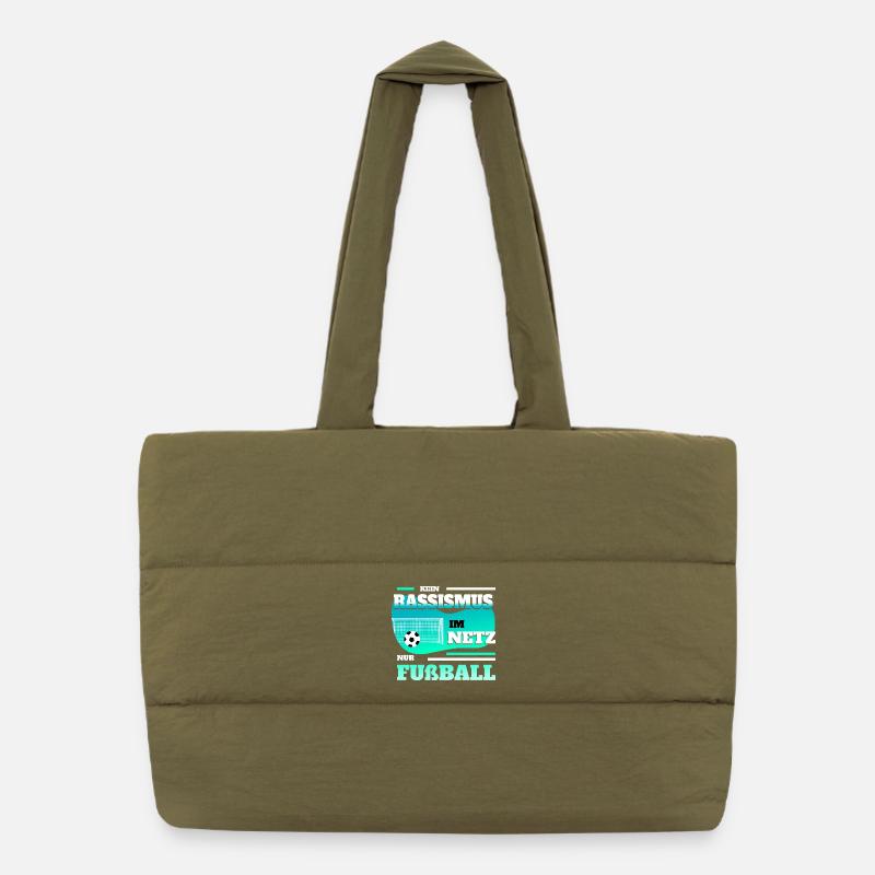 No racism on the Internet Puffer Shopping Bag