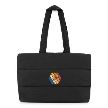Ballon astronaute Galaxy Splash - Sac shopping matelassé - noir - Devant