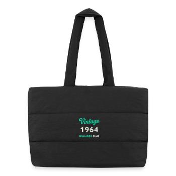 Vintage 1964 – Billiards Club Retro Birth Year - Puffer Shopping Bag - black - Front