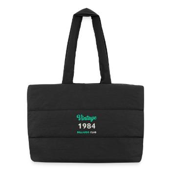 Vintage 1984 – Billiards Club Retro Birth Year - Puffer Shopping Bag - black - Front