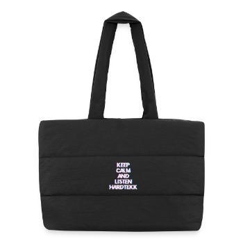 Hardtekk Tekk - Sac shopping matelassé - noir - Devant
