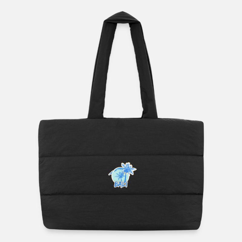 Bali Holidays Puffer Shopping Bag