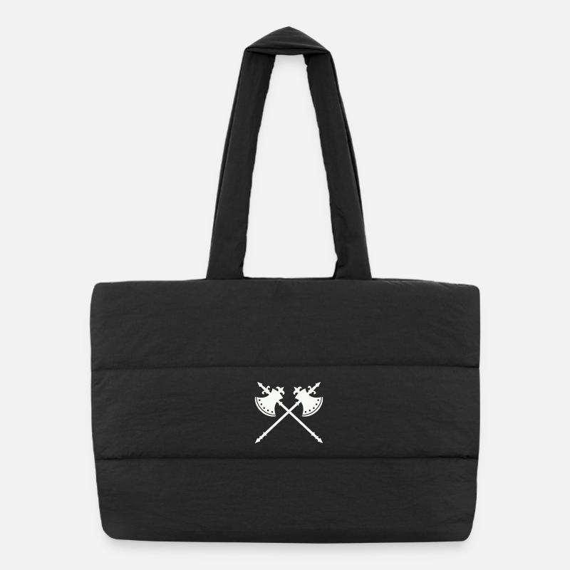 Axe de guerre de croisement Sac shopping matelassé