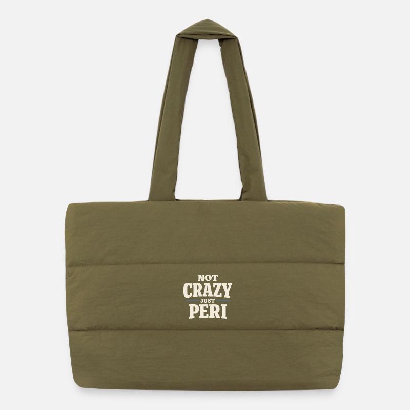 Perimenopause Humor Perimenopause Puffer-Einkaufstasche