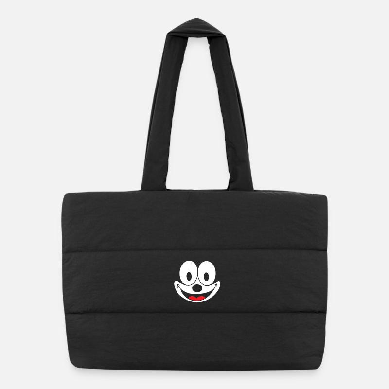 Felix The Cat Costume Design Puffer Shopping Bag