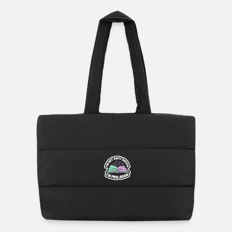 Diction de lecture - Cadeau du lecteur doux Sac shopping matelassé