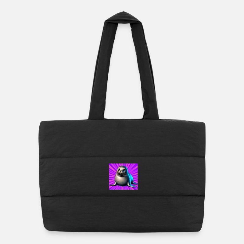seal Puffer Shopping Bag