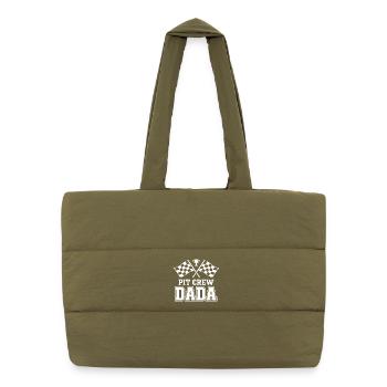 Pit Crew Dada Motorsport Racing Design - Puffer Shopping Bag - safari green - Front
