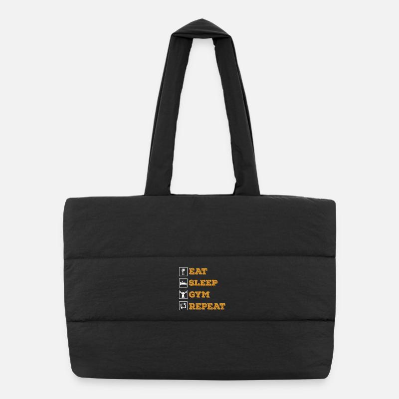 Manger Sleep Gym Répéter Sac shopping matelassé