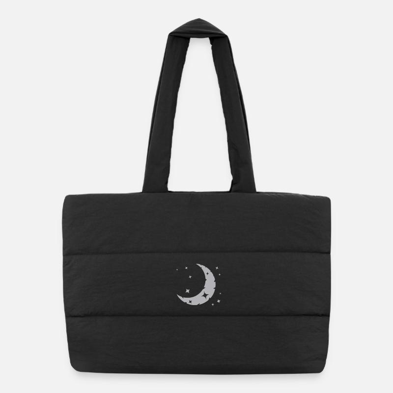 La lune et les étoiles Sac shopping matelassé