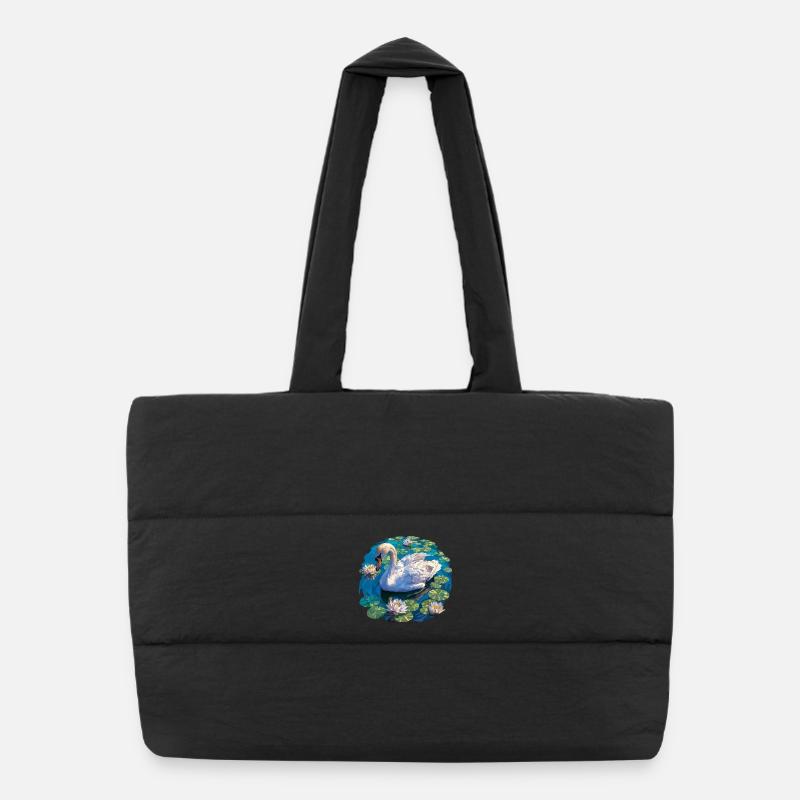 Swans Swan Puffer Shopping Bag