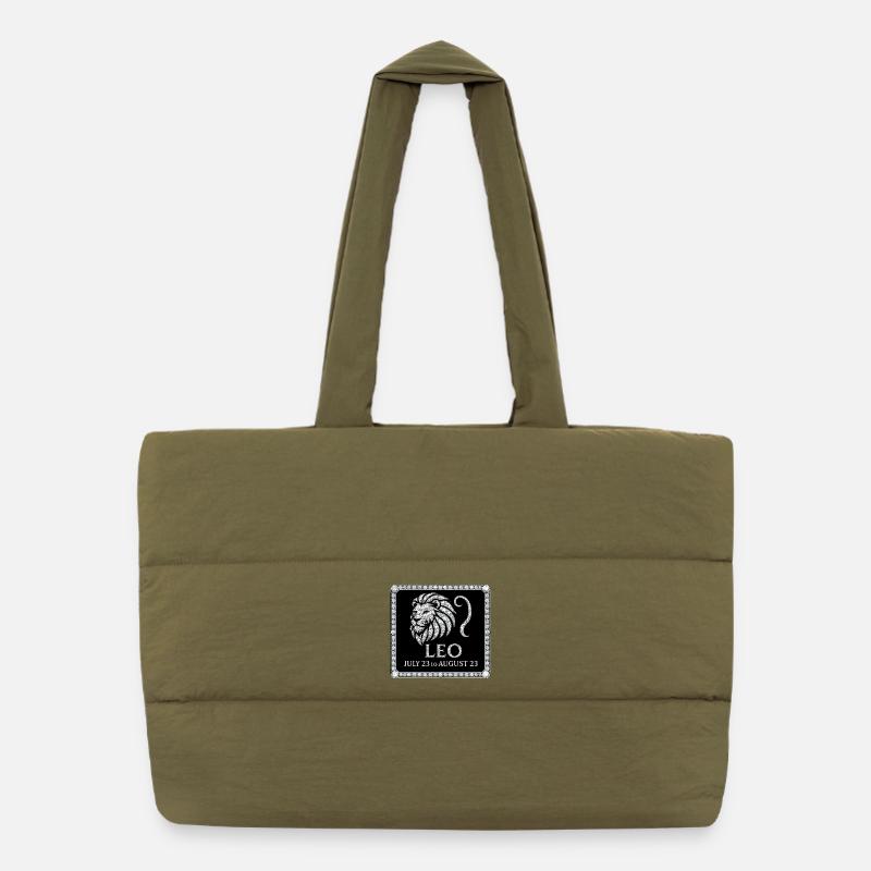 Sternzeichen Löwe Puffer-Einkaufstasche