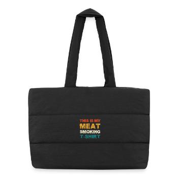 Meat Tuxedo T-Shirt – Grillfreund - Puffer Shopping Bag - black - Front
