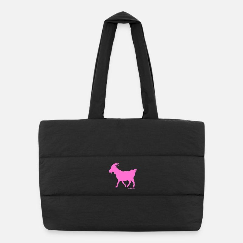 Scapegoat pink Puffer Shopping Bag