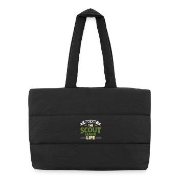 Rockin Le Chef Scout Vie Pfadfinderleiter - Sac shopping matelassé - noir - Devant
