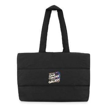 The Only Game Changer In Our Galaxy Retro Arcade - Puffer-Einkaufstasche - Schwarz - Vorne