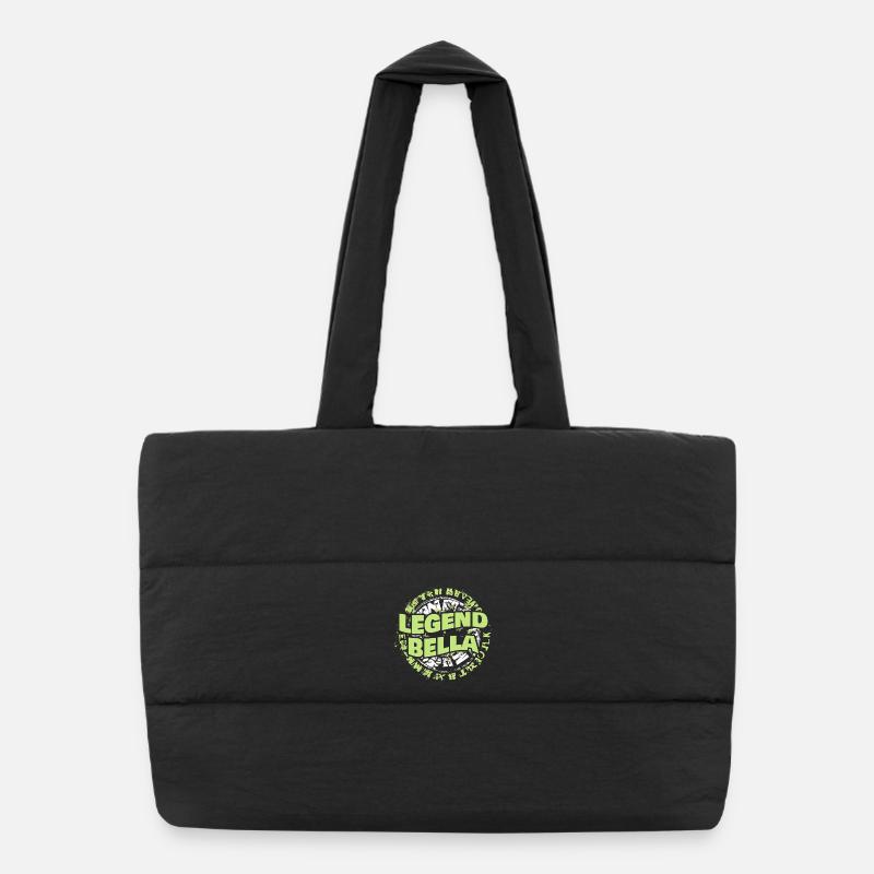 Bella as a woman Puffer Shopping Bag