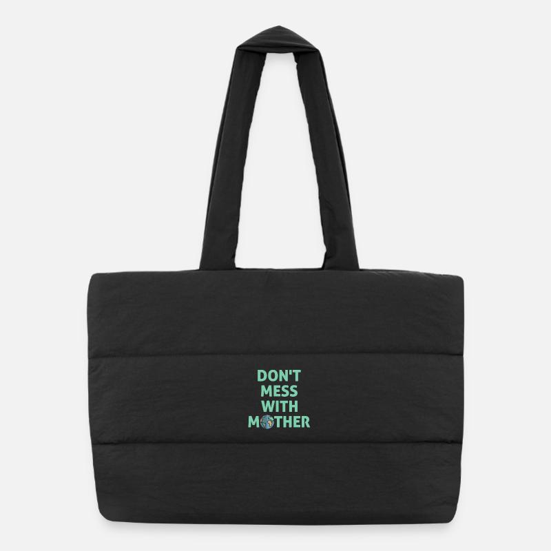Ne t’en prends pas à maman ! Sac shopping matelassé