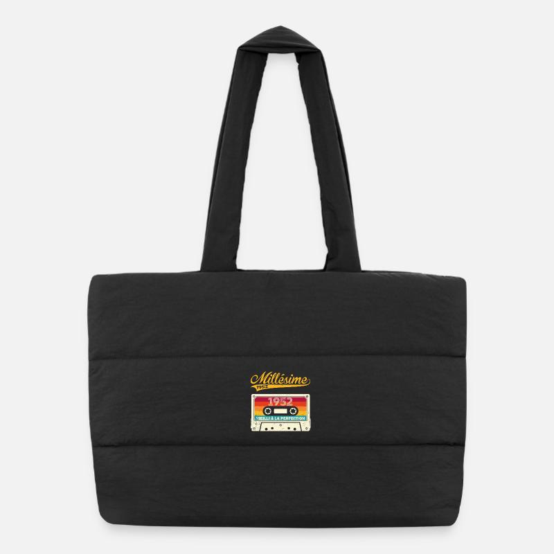 Millésime 1952 Cadeau 71 Ans Anniversaire Humour Sac shopping matelassé