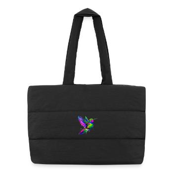 Colibri - Sac shopping matelassé - noir - Devant
