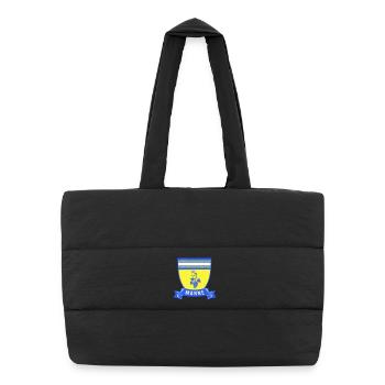 Coat of arms Marne 51 with a bunch of grapes - Puffer Shopping Bag - black - Front