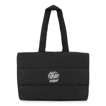 Vintage 1982 Né Rétro Original 1982 - Sac shopping matelassé - noir - Devant