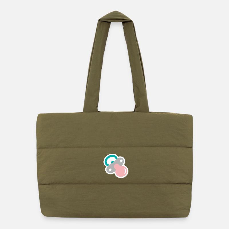 Pacifier Puffer Shopping Bag
