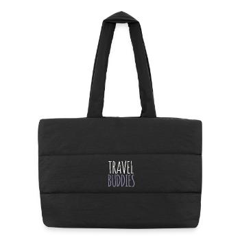 Compagnon de voyage - Sac shopping matelassé - noir - Devant