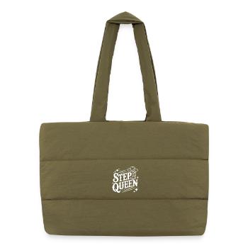Step Queen Line Dance Cowboy Style - Puffer Shopping Bag - safari green - Front