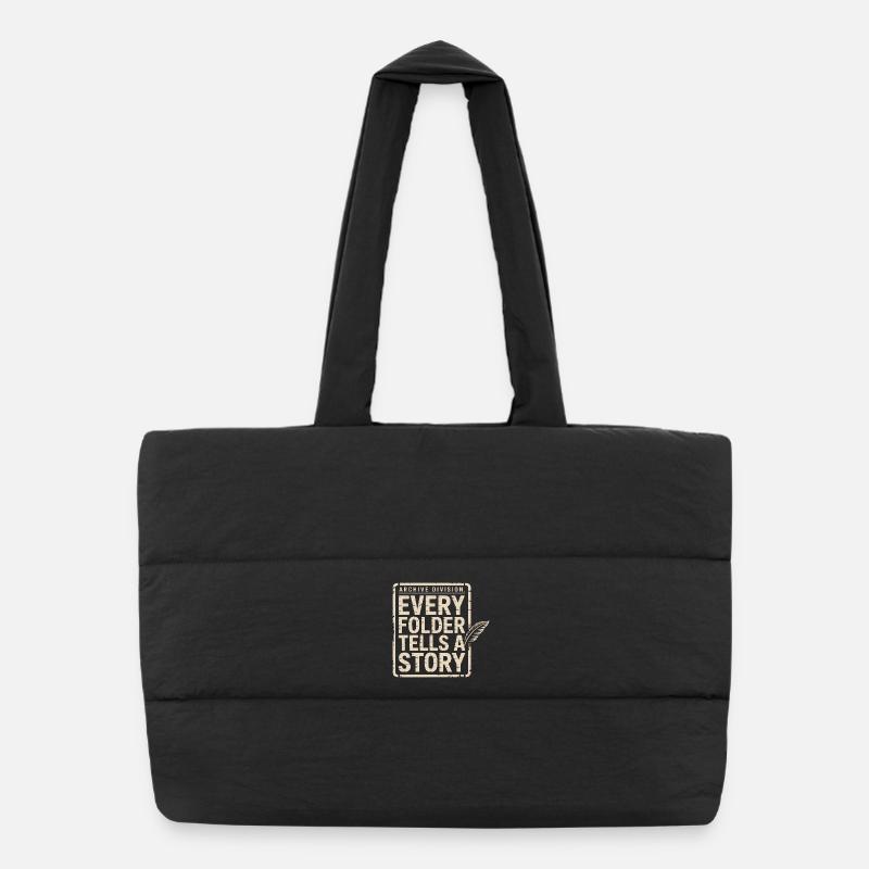 Chaque dossier raconte une histoire Sac shopping matelassé