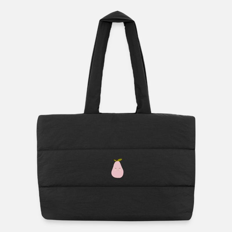 Une poire sucrée Sac shopping matelassé