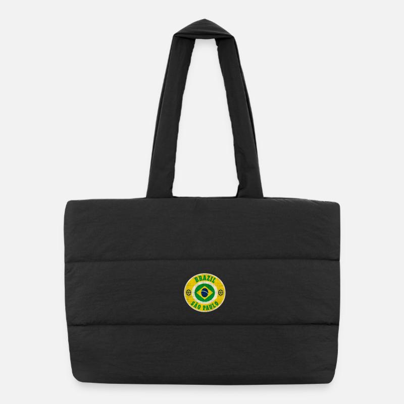 Brazil Sao Paulo / Gift / Gift Idea Puffer Shopping Bag
