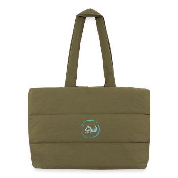 Menschenkopfröntgenbild - Puffer-Einkaufstasche - safari Green - Vorne