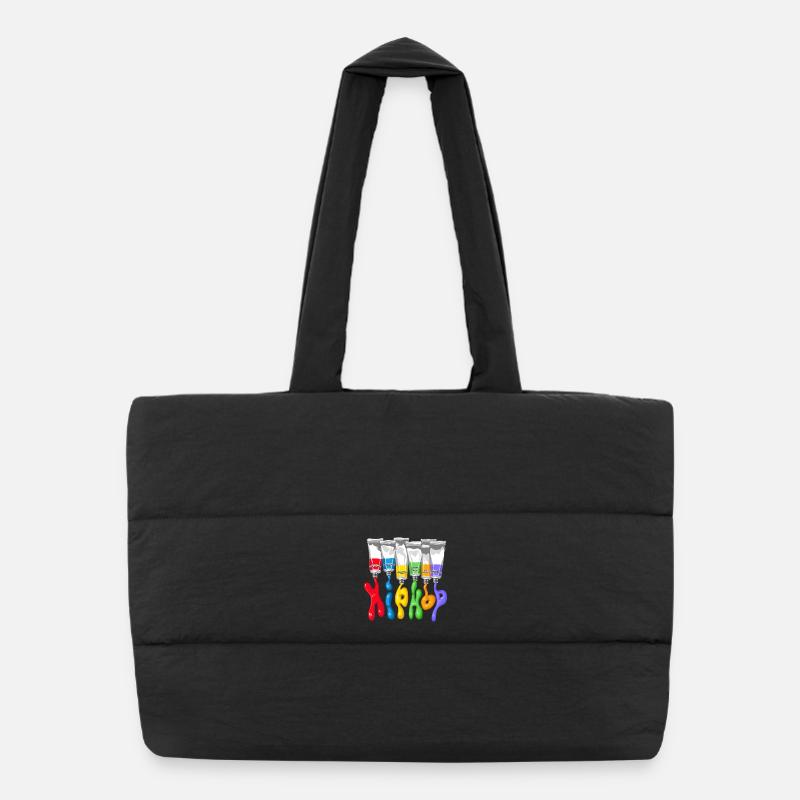 Hip Hop tubes Sac shopping matelassé