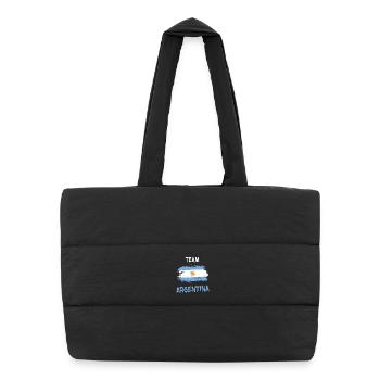 Team Argentina / Gift Buenos Aires - Puffer Shopping Bag - black - Front