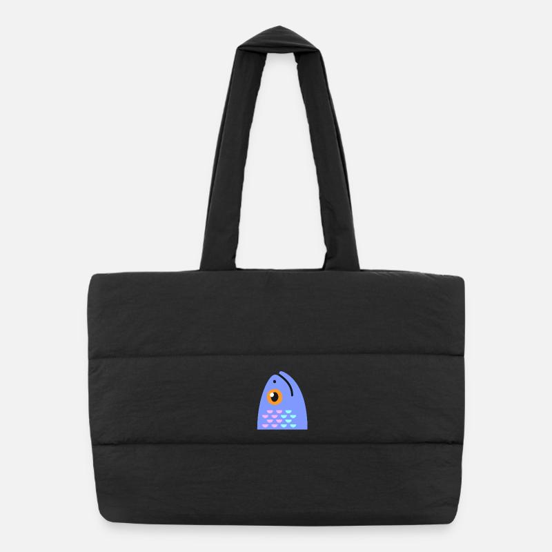 Sweet fish Puffer Shopping Bag