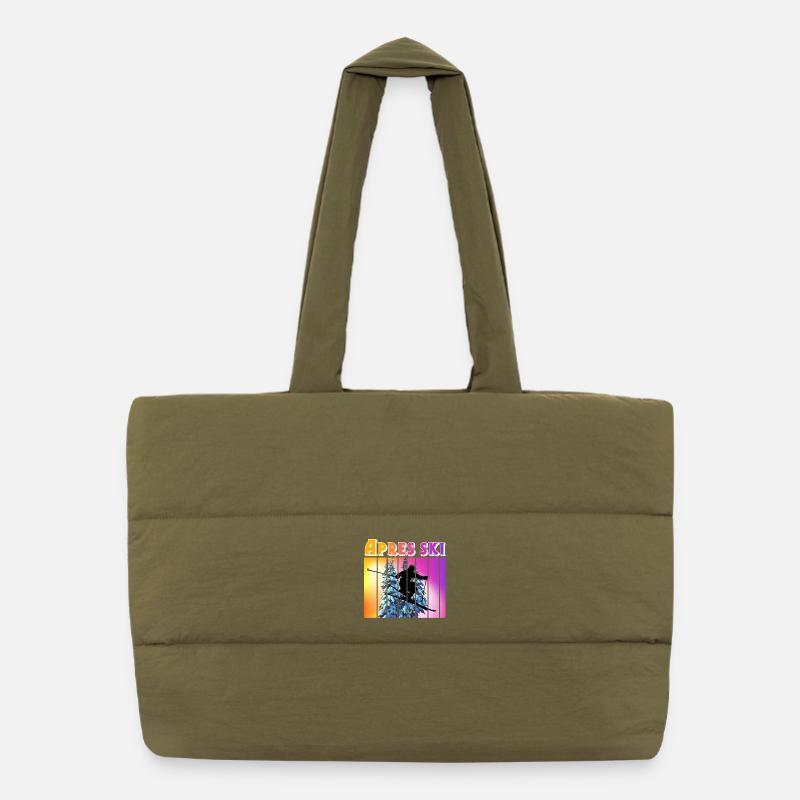 Apres Ski Puffer-Einkaufstasche